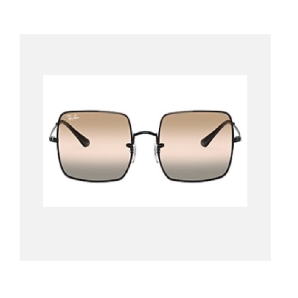 Ray-Ban Black and Brown Square Sunglasses